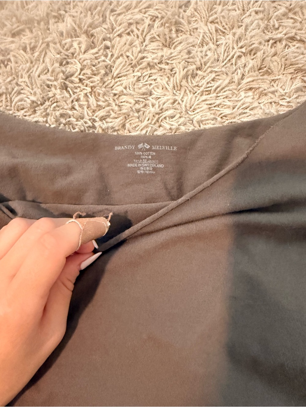 Brandy Melville brown Robyn Top - Picture 2 of 2